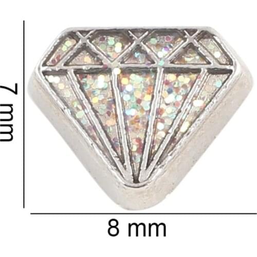 20Pcs/Lot Blink Stone Floating Charms Hand-made DIY for Glass Lockets