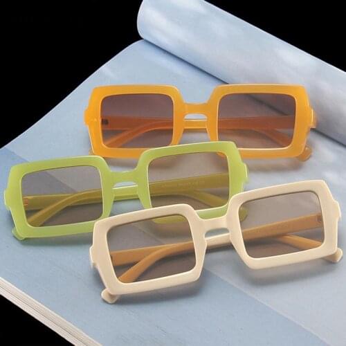 2021 New Brand Sunglasses Square Glasses Personalized Cat Eyes Colorful Sunglasses Trend Versatile Sunglasses uv400 oculos de