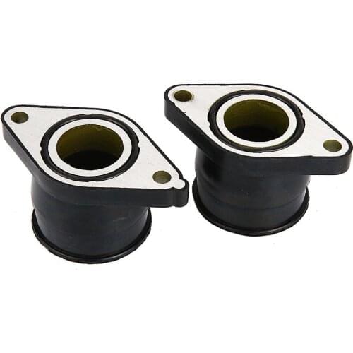 #42U-13596-01-00 55V-13586-01-00 2 pcs Motorcycle Carburetor Intake Manifold Joint Boot Adapter For Yamaha TT350 1986-1987 XT350