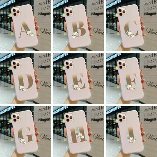 Alphabet Case For Samsung A32 A42 A50 A52 A72 A82 4G 5G SM-A325F SM-A326B Coque Silica gel Thin Trend Knock Funny Rainproof