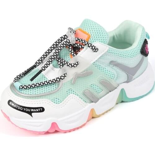 2021 Kids Running Sneakers Childrens Tennis Shoes Girls Row Sneakers Children Footwear Shoes For Girls Childrens Sports Shoes