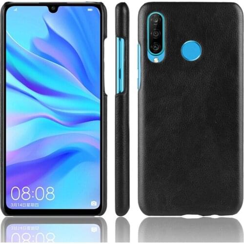 For Huawei P Smart Plus 2019 ShockProof luxury PU Leather Hard Back Cover Case For Huawei Psmart Plus 2019 Phone Case