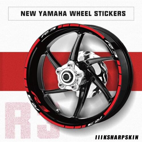 KSHARPSKIN Reflective wheel set motorcycle sticker rim decoration super mucous membrane for Yamaha R3 r3
