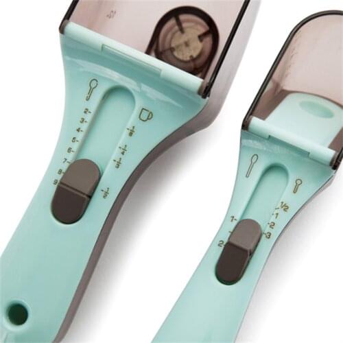 Can Be Adjust The Calibration Amount Spoon Bake Cooking Measuring Cup Milk Powder Spoon Coffee Measuring Spoon Kitchen Accessori