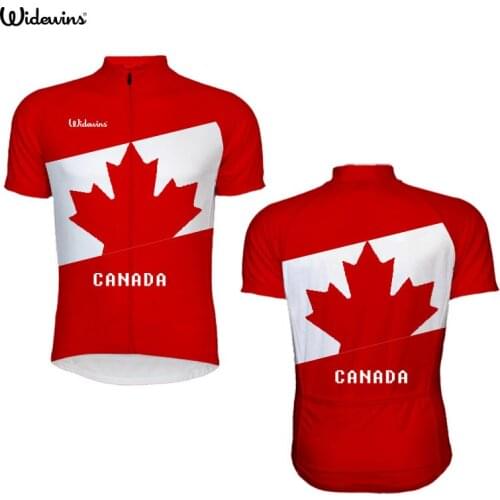 2020 Cycling Jersey Pro Team Canada Men Wear Maple Leaf Flag Jersey Short Sleeve Cycling/MTB/Bicycle Custom Man Clothing Jersey