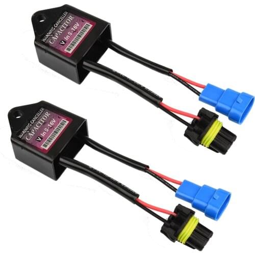 YUNPICAR HID Kit Warning Canceller Capacitor Decoder Anti Flicker Hid Ballast Error Code Eliminator