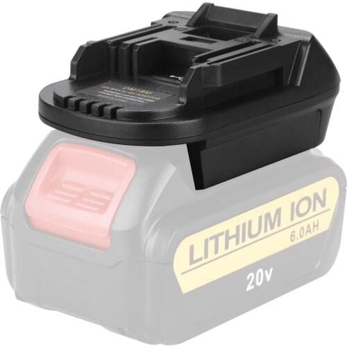 18V Battery Conversion DM18M Li-Ion Charger Tool Adapter For Milwaukee Makita BL1830 BL1850 Battery