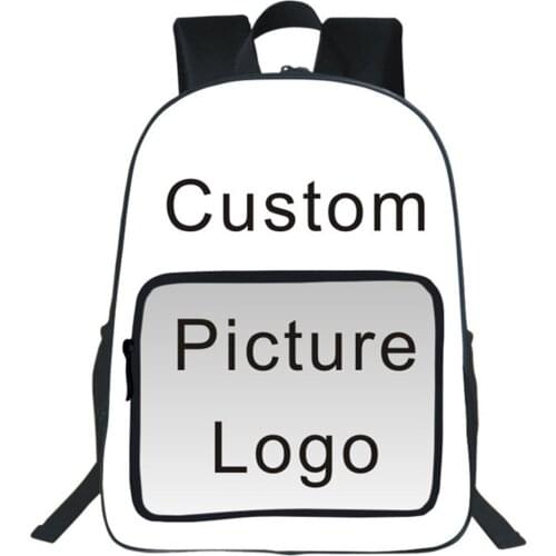 Customize Backpack Custom The Image / Name / Logo Backpack Teenager Travel Bags Children School Bags School Backpack