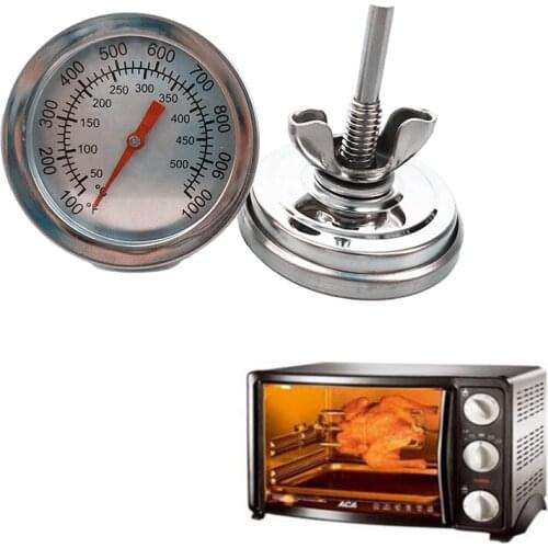 Barbecue Oven Cooker Grill Thermometer Mini Instant Read Stainless Steel Smoker Bimetallic Dial Temperature Gauge Kitchen Food