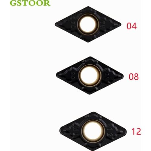 10PCS DCMT11T304 DCMT11T308 DCMT11T312 TM GS200 Internal Turning Tools Tungsten Carbide Insert Lathe Tool Hard Alloy