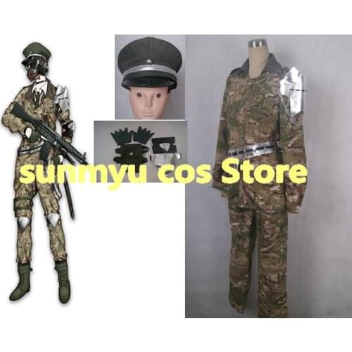 The Thousand Noble Musketeers 89 military uniform army uni Cosplay Costume,Size customizable,Halloween Performance