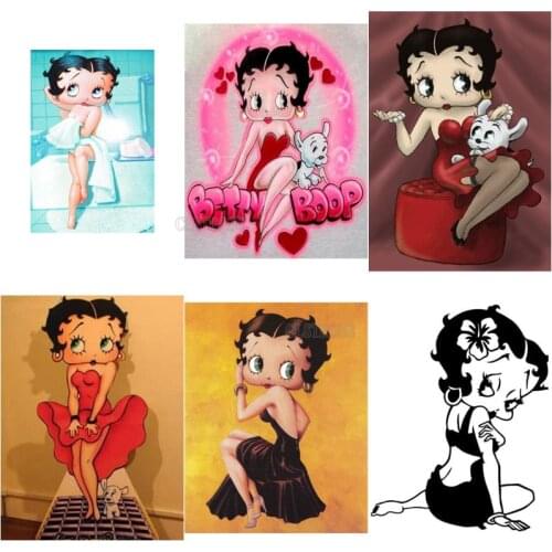 Room Decoration Embroidery Diamond Painting baby Face Cute Girl Wearing A Small Skirt with Holding A Small Bunny American Wall