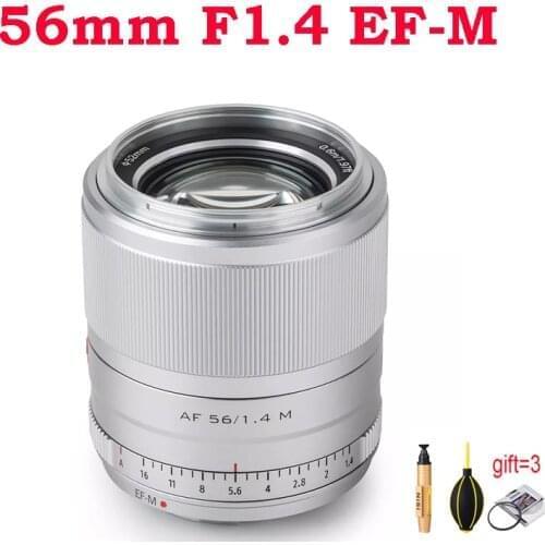 Viltrox 56mm F1.4 EF-M Lens Large Aperture Autofocus Portrait APS-C Prime Lens for Canon EOS M Cameras M100 M5 M10 M200 M50 M6