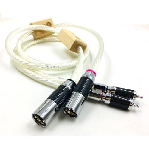 High Quality Nordost Odin 2RCA to 2XLR Cable Hi-end Rca Male to Xlr Male Audio Cable