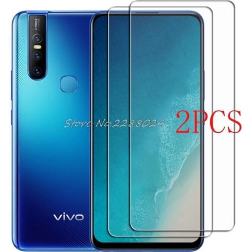 2PCS for Vivo V15 PRO Tempered Glass Protective FOR Vivo V15 1819 Screen Protector Film phone Cover