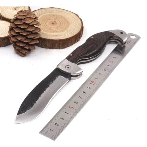 210mm Folding Damascus Knife Outdoor Survival Tactical Pocket Knife Utility EDC Tools Camping Hunting Knives