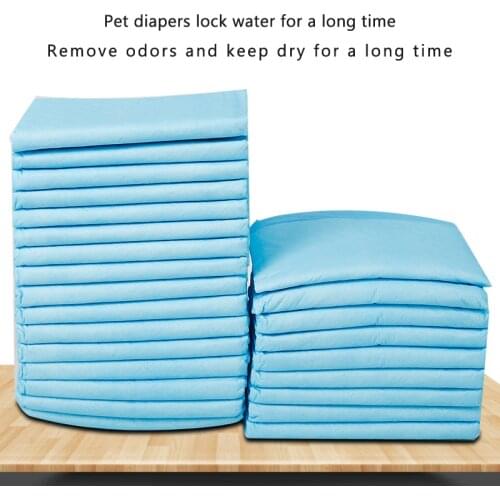 4Size Super Absorbent Pet Dog Diapers Cat Dog Training Urine Pee Pads Healthy Clean Wet Mat Disposable Dog Diaper Training Pad