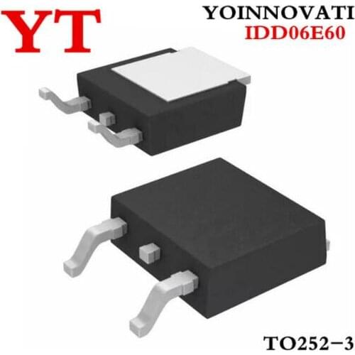 5pcs/lot IDD06E60 D06E60 DIODE GEN PURP 600V 14.7A TO252-3 Best quality