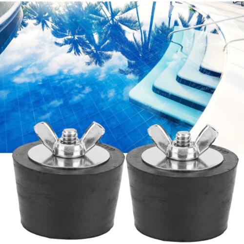Pool Accessories 2PCS 1.5in Rubber Expansion Winterizing Plug for Swimming Pool Spa Pipework Winter Fittings