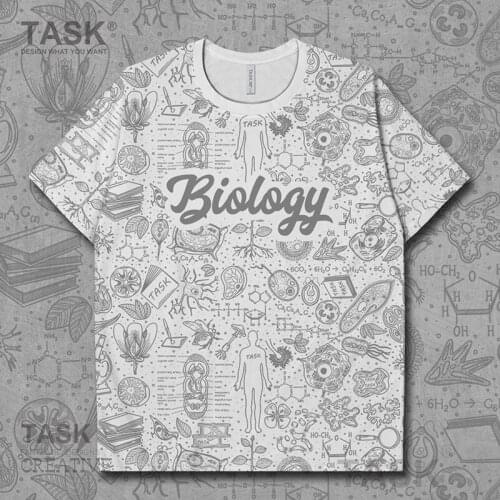 Biology Subject Pattern classics Student Quick Dry t shirt Sportswear Fitness sporting clothing new mens sports summer clothes
