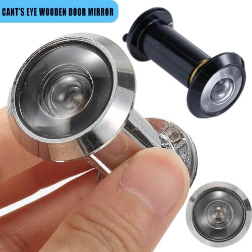 Silver/Gold/Black 200 Degree Adjustable Wide Angle Door Viewer Sight Home Room Security Door Viewer