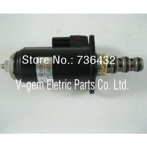 Fast Free shipping!Excavator solenoid valve Lock-Up Solenoid YN35V00050F1/KWE5K-31/G24DB50 to Kobelco SK200-8 250/260/330/350-8