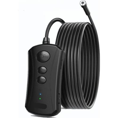5MP 8.5MM 1080P 140 Degree Wide Angle 3X Zoom Wireless WIFI Endoscope Borescope Camera for iphone and Android