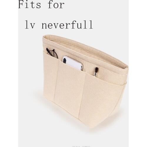 Brand Make Up Organizer Felt Insert Bag for Handbag Women Travel Inner Purse Portable Cosmetic Bags Fit Various Brand Bags