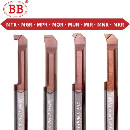 BB MTR MQR MUR MPR MKR MNR MXR Carbide Lathe Boring Cutter Coated Mini Internal Turing Tool Copying Small Hole 4mm 5mm 6mm 8mm