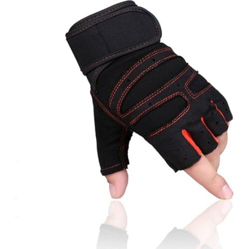 Fitness Half Gloves Gym Weight Lifting Gloves Body Building Training Sports Exercise Sport Workout Glove Size M/L/XL X503D