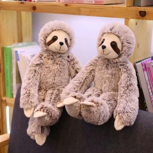 50/70cm Simulation Sloth Plush Toy Soft Animal Stuffed Sloth Dolls Toys For Baby Kids Birthday Gifts home decor