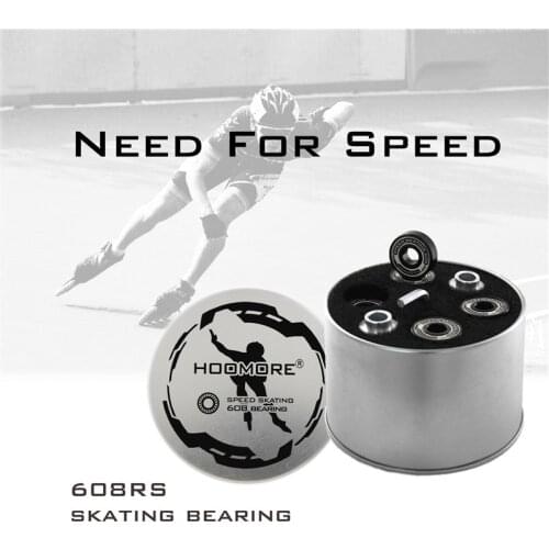 6-beads High Quality Inline Speed Skates Bearing Black Golden 608 608z 608RS Race Skating Bearing for MPC CT PS dual covers