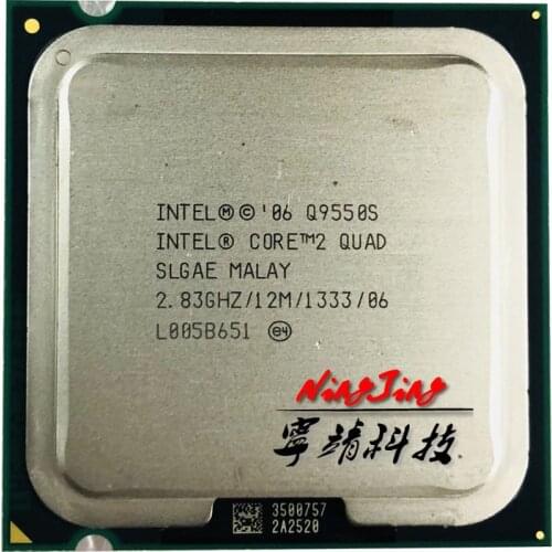 Intel Core 2 Quad Q9550S 2.8 GHz Quad-Core CPU Processor 12M 65W LGA 775