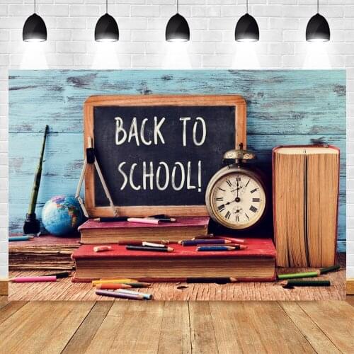Children Baby Back To School Backdrop Photography Wood Board Photographic Background Vinyl Photophone Photocall Photo Studio