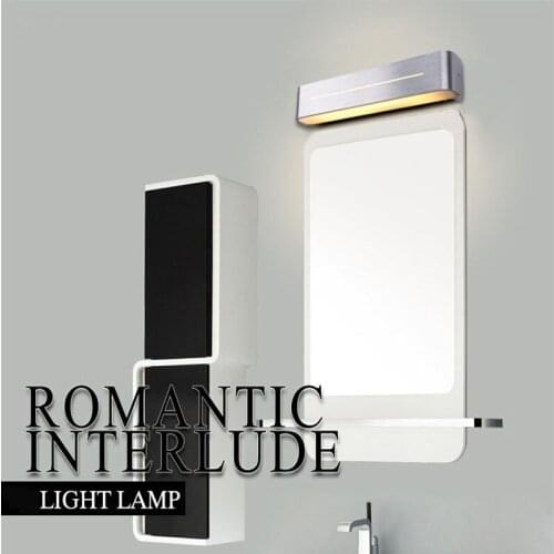 Mirror headlight led bathroom toilet lamps modern minimalist mirror lamp waterproof fog lamp wall lamp make-up lighting fixture
