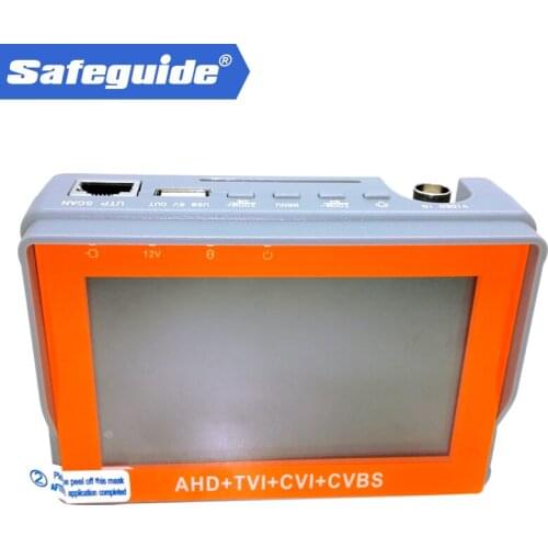 4.3inch IV7W cctv tester with Support Support CVBS + AHD (5MP) + TVI (5MP) + CVI (4MP) Camera and CCD cameraTester