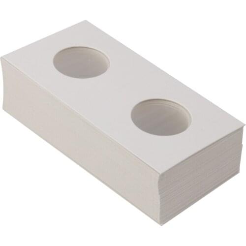 50x Cardboard Coin Holders 2x2 Storage for 17.5-40mm Coins Collecting Supplies