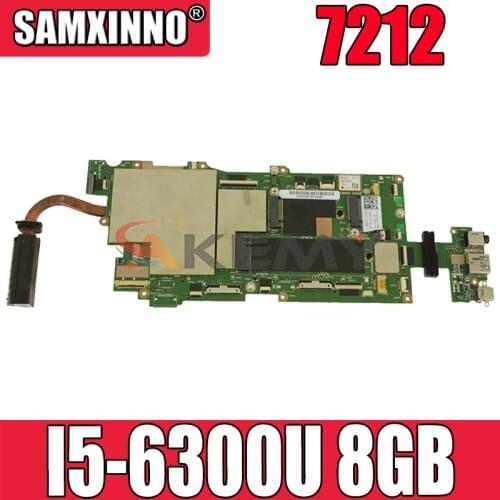 Akemy Brand New For Dell Latitude 7212 Motherboard I5-6300U 8GB TW-040Y7G 4PY7G Mainboard 100%Tested