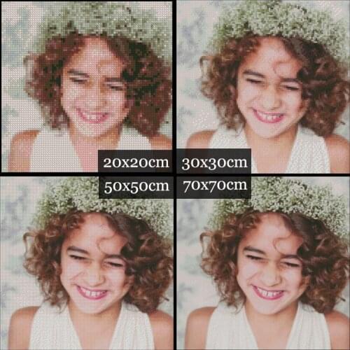 DPF Photo Custom Diamond Embroidery Private custom crafts full Square diamond painting cross stitch Make Your Own diamond Mosaic