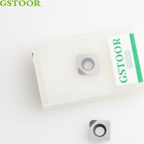 1PC SEHT1204 PCD CBN Diamond Milling Cutters Lathe Face Mill Turning Tool For CNC Cutting Tools Blades