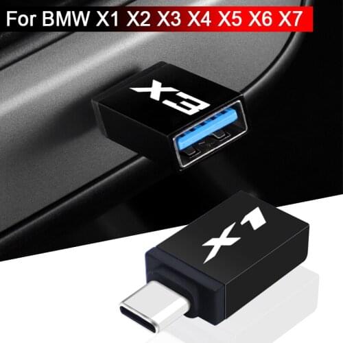 Car Adapters type-c typec usb charging cable For bmw x1 x2 x3 x4 x5 x6 x7 f48 f39 g01 f97 f98 g02 g05 g06 g07 Car Accessories