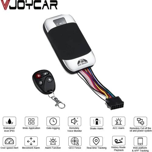 TK303F Car GPS Tracker Cut Off Oil Vehicle GSM Locator Fuel Sensor Real time Tracking Geo-fence Google Map Location FREE APP