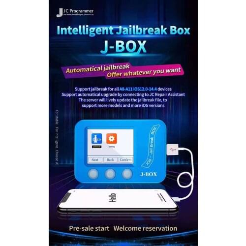 Jc J-BOX Jail Break Box for bypass ID and Icloud Password On IOS Device PC Free/ Query Wi-fi / Bluetooth Address for iphone 6-X