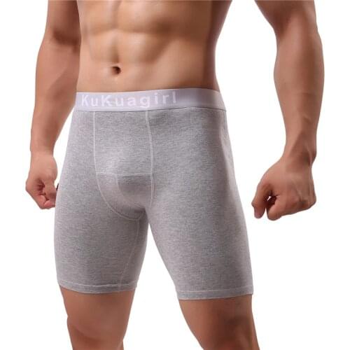 Men Boxer Compression Sportwear Underwear Casual Fitness Gym Boxer Breathable Bodybuilding Calzoncillo Hombre Skinny Boxershorts