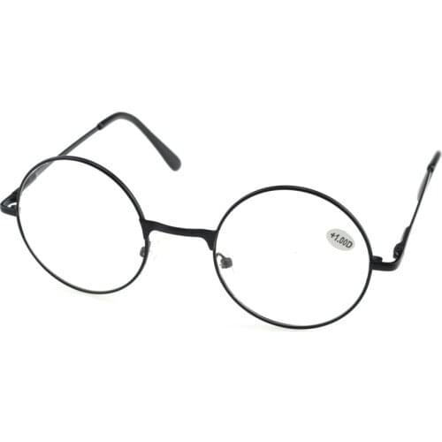 =CLARA VIDA= Classic vintage Retro round spring leg HD light reading glasses +4.5 +5 +5.5 +6 +6.5 +7 +7.5 +8 +8.5 +9 +9.5 to +12