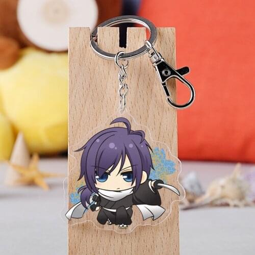 COSANER Hakuouki Fashion Anime Acrylic Key Chains Cartoon Keyring Keychain Pendant Keyholder Gifts