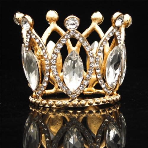 Children Tiaras and Crowns for Girls Boys Brithday Party Prom Royal King Diadem Small Mini Crown Jewelry hair ornaments Kids