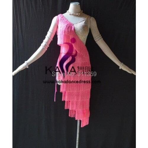 KAKA-L1511,Women Dance Wear,Girls Fringe Latin Dress,Salsa Dress Tango Samba Rumba Chacha Dress,women dress