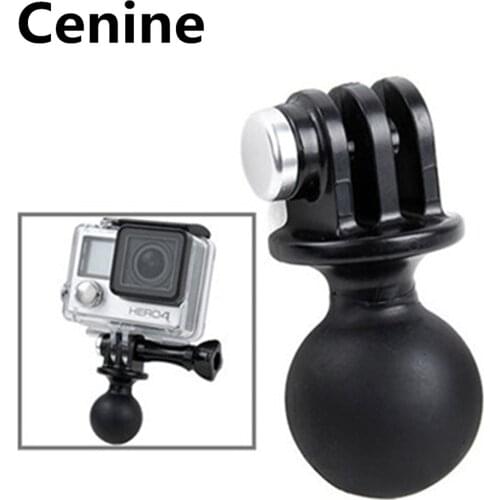 Go Pro Accessories Support Ram Mount Motorcycle Ball For Gopro Hero 8 7 6 5 Eken Tripod Head Base For Dji Osmo Sjcam Xiaomi Yi
