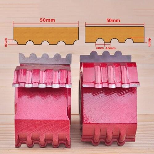 LIVTER Customized Woodworking 4 Teeth TCT Shaper door core plate knife cutters moulder cutter head for woodworking machine